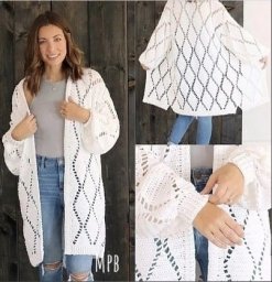 Жакет крючком