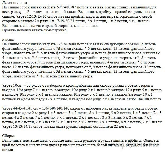 Жакет в стиле Шанель, вяжем спицами Жакет в стиле Шанель, вяжем спицами