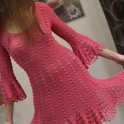 Женственное платье крючком