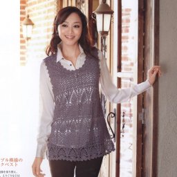 Ажурная туника крючком