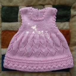 Детское платье спицами