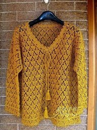 Джемпер крючком