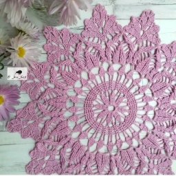 Красивая ажурная салфетка крючком