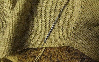 Когда нужно обработать край лицевой глади, но не хочешь вязать резинку