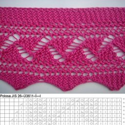 Интересный узор спицами