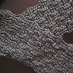 Красивый узор для теплого шарфика