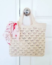 Узор крючком для сумочки - авоськи