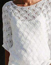 Узор в копилку спицами