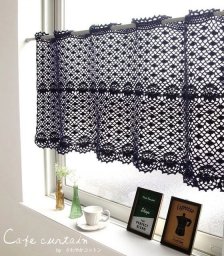 Ажурная занавеска крючком