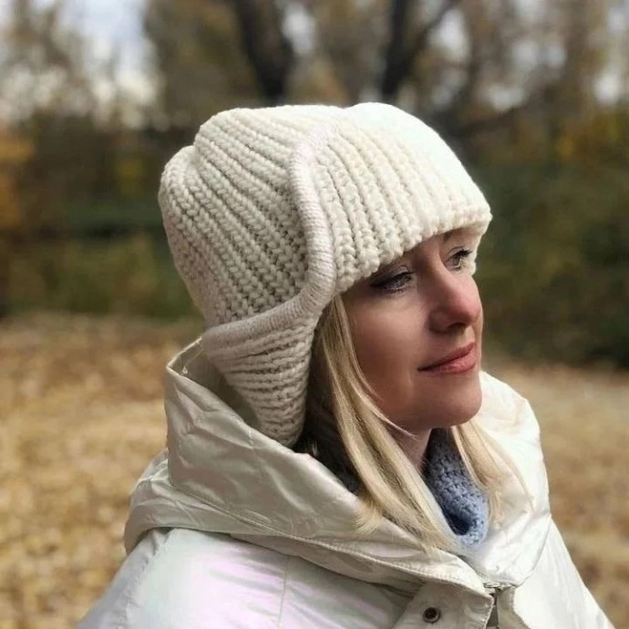 Двусторонняя шапка-ушанка