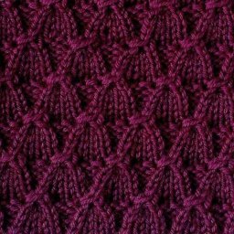 Структурный узор спицами