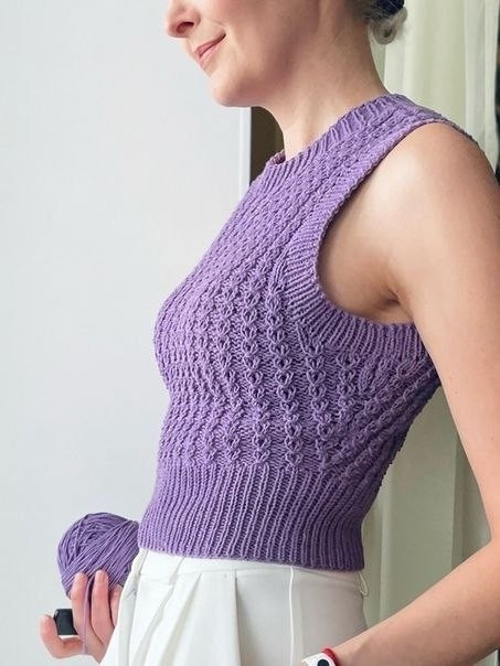 Летний топ из Alize Cotton Gold