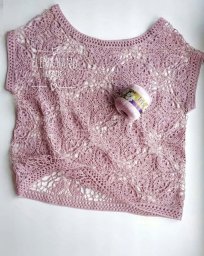 Великолепный топ из мотивов крючком