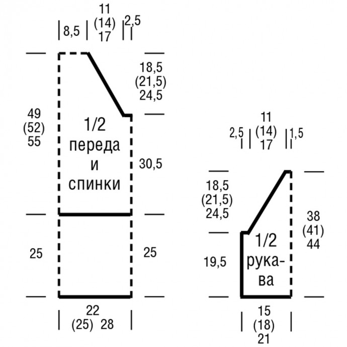 Вяжем нежное платье