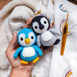 Вяжем милого пингвинчика!