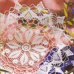 Очень ажурная салфеточка крючком