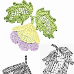 Подборка мотивов для ирландского кружева