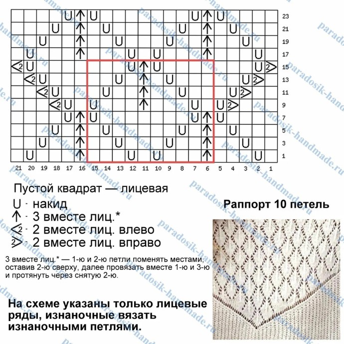 Джемпер с ажурной кокеткой Джемпер с ажурной кокеткой