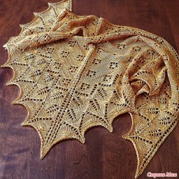 Шаль "Аштон", вяжем спицами