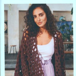 Узор для кардигана крючком