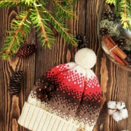 Жаккардовые узоры для шапочек