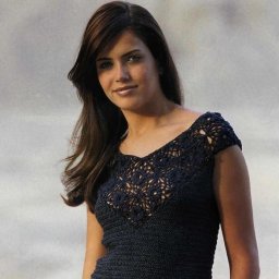 Идея для простого топа, связанного крючком