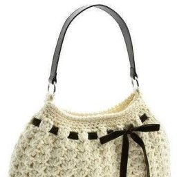 Простая сумка крючком