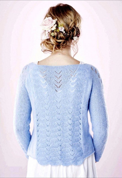 Нежный пуловер из кашемировой пряжи