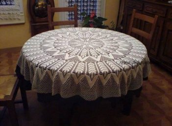 Скатерть крючком