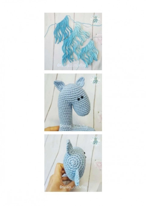 Лошадка, связанная крючком — символ грядущего 2026 года