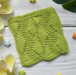 Узор в копилку, вяжем спицами