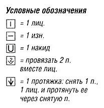 Длинный топ спицами Длинный топ спицами