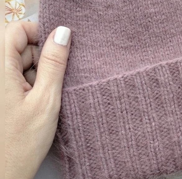 Шапка из пуха норки