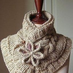 Милый и уютный шарфик