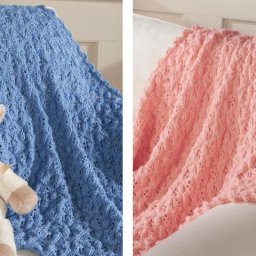 Нежный плед для новорожденного