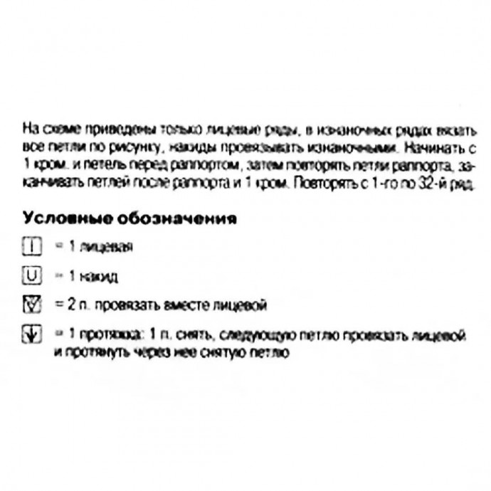 Схема палантина спицами Схема палантина спицами