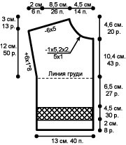 Вязаный комплект для ребенка