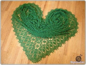 Весенний шик - ажурная шаль крючком