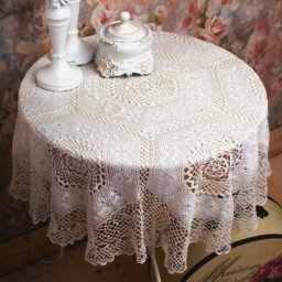 Эффектная скатерть, связанная крючком
