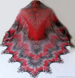 Шаль Харуни — легендарная классика ручного вязания