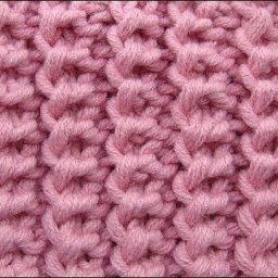 Интересный узор для теплого шарфа