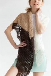 Вяжем нежный мохеровый платок