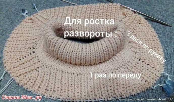 Свитер спицами Свитер спицами