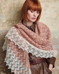 Шаль "Terniflora" спицами от дизайнера Jem Arrowsmith