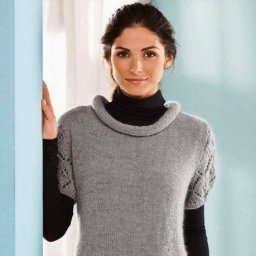 Вяжем удобную тунику с кармашками