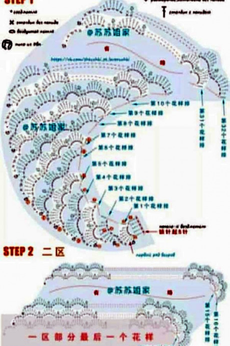 Цветной бактус, связанный крючком от угла &mdash;стильный аксессуар
