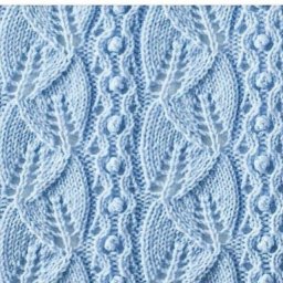 Объемный узор для любителей вязать спицами