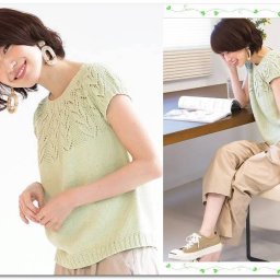 Очаровательный пуловер спицами