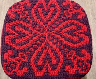 Схема для жаккарда и мозаичного вязания