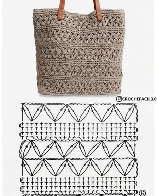 Схемы для вязания сумок крючком